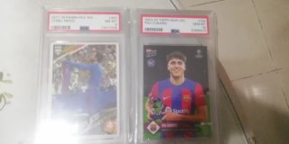 Cromos gradeados fc barcelona. Lote