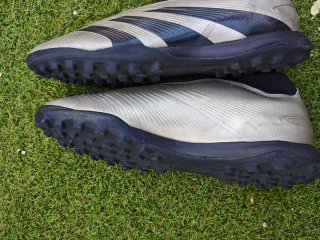 Adidas Predator League Laceless TF Prata