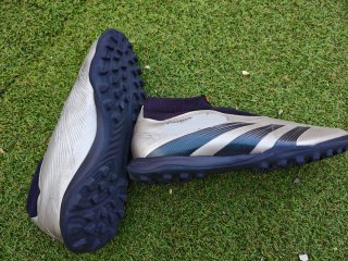 Adidas Predator League Laceless TF Prata
