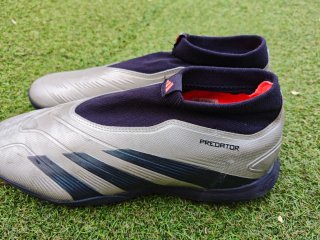 Adidas Predator League Laceless TF Prata