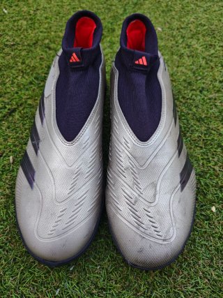 Adidas Predator League Laceless TF Prata
