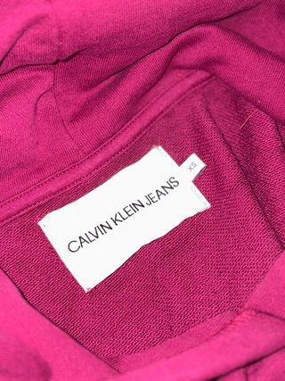 Sudadera Túnica Calvin Klein Jeans Mujer Rosa