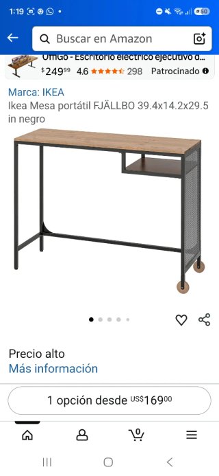 Mueble TV y mesa estilo industrial