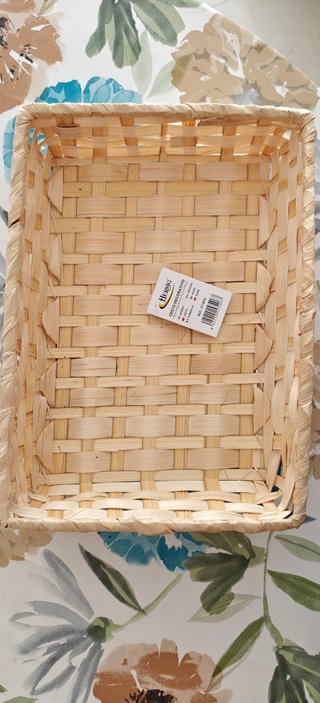 Cesto Decorativo Fibra Natural Hersig (2uds)