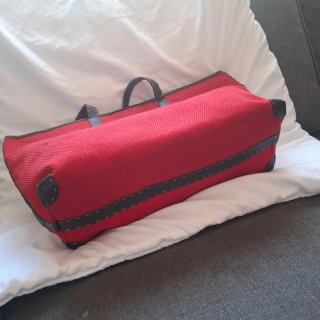 Bolso Carolina Herrera Rojo y Marrón
