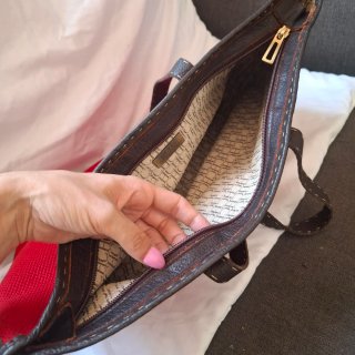 Bolso Carolina Herrera Rojo y Marrón
