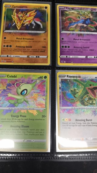 Set 9 Cartas Pokémon Amazing Rare Inglés