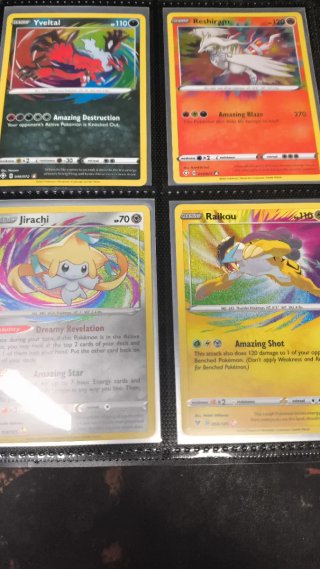 Set 9 Cartas Pokémon Amazing Rare Inglés