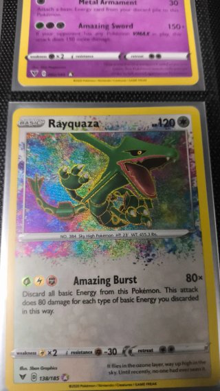 Set 9 Cartas Pokémon Amazing Rare Inglés