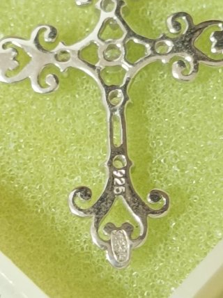 Cruz Plata 925 con Circonitas