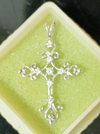 Cruz Plata 925 con Circonitas