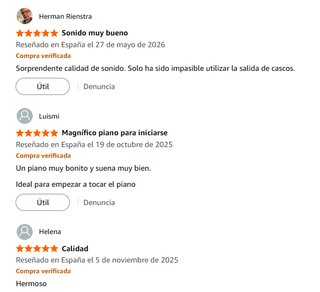 Piano Digital Donner DEP-1S teclas contrapesadas