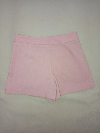 Falda pantalón Stradivarius rosa