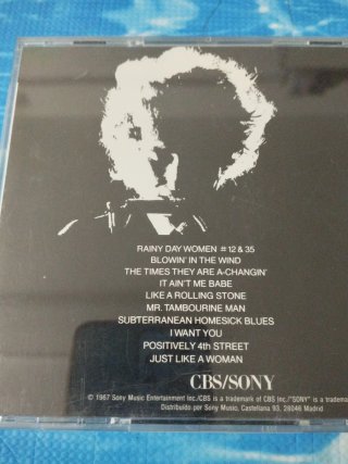 Bob Dylan Greatest Hits CD