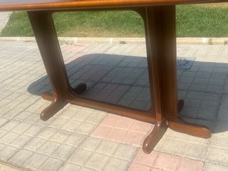 Mesa antigua plegable salón madera 37 años