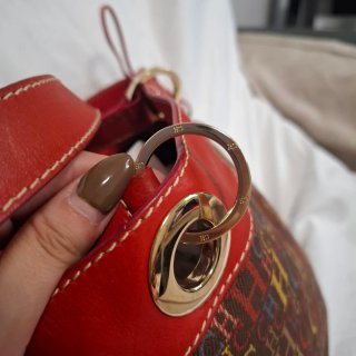 Bolso Carolina Herrera Multicolor y Rojo