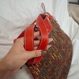 Bolso Carolina Herrera Multicolor y Rojo