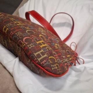 Bolso Carolina Herrera Multicolor y Rojo