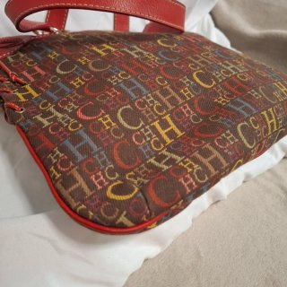Bolso Carolina Herrera Multicolor y Rojo