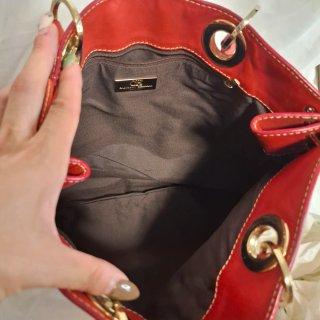 Bolso Carolina Herrera Multicolor y Rojo