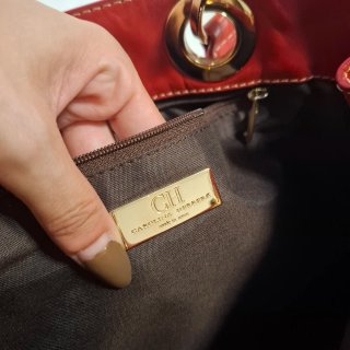 Bolso Carolina Herrera Multicolor y Rojo
