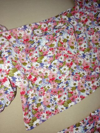 Conjunto top y falda floral