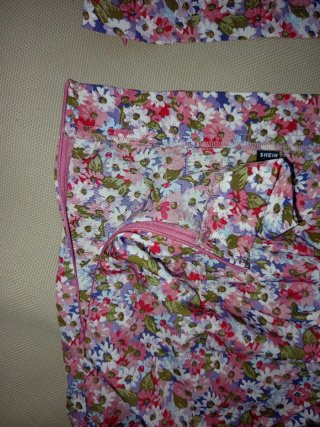 Conjunto top y falda floral