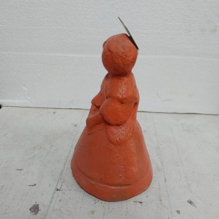 Figura cerámica fallera naranja