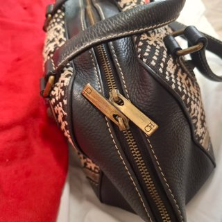 Bolso Carolina Herrera CH Beige/Negro