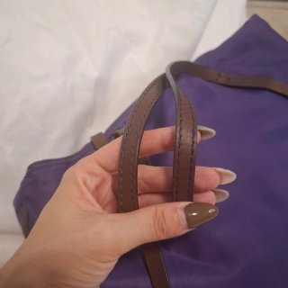 Bolso Carolina Herrera Morado y Dorado