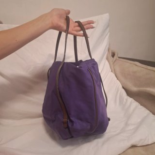 Bolso Carolina Herrera Morado y Dorado