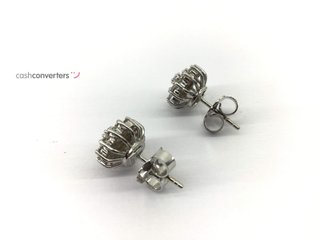 pendientes oro 18k con piedra