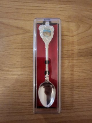 Lote 6 Cucharillas Souvenir Bañadas en Plata