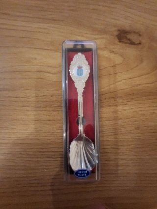 Lote 6 Cucharillas Souvenir Bañadas en Plata