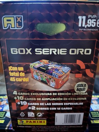 4 Cajas Adrenalyn XL 2025-26 Serie Oro