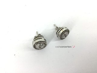 pendientes oro 18k con piedra
