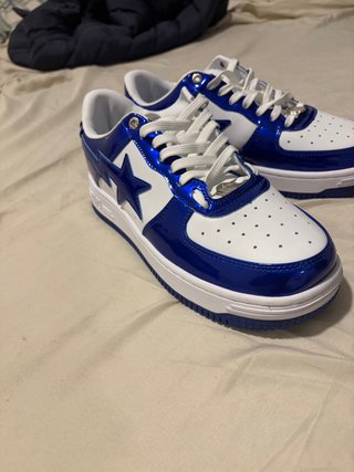 Zapatillas BAPE Azules y Blancas