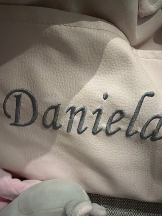 Bolsa de bebé personalizada con nombre DANIELA