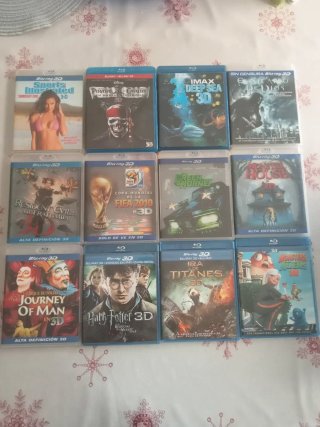 Lote 11 Blu-ray 3D Películas Varias