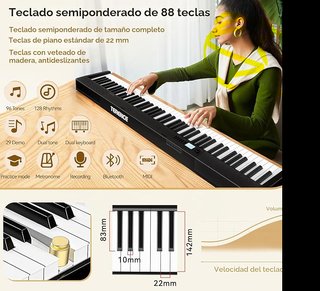 Teclado Plegable TERENCE con Soporte Zeta
