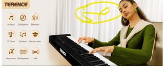 Teclado Plegable TERENCE con Soporte Zeta