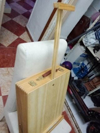 Maleta de madera para pintar Crelando