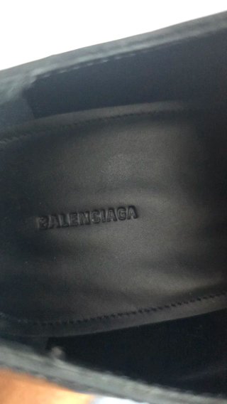 Balenciaga Derby Tractor Pelle Nera 42