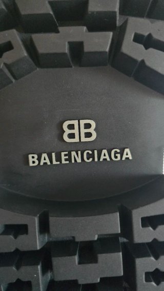 Balenciaga Derby Tractor Pelle Nera 42