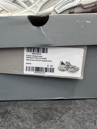 Sneakers Balenciaga Track 2 Bianche Argento