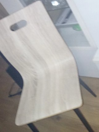 Silla de diseño madera y metal