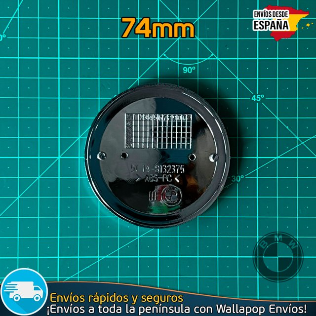 Pack emblemas BMW 82mm 74mm y 45mm Classic