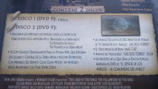 DVD El Señor de los Anillos