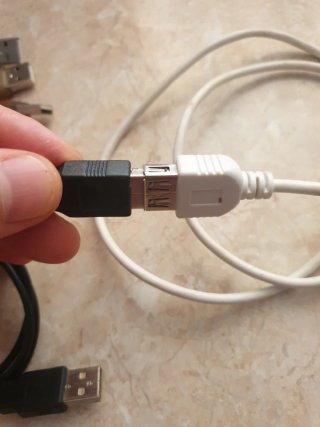 6 cables de extensión USB Tipo A (alargador USB)