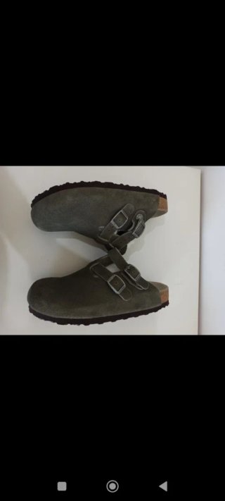Zuecos Mujer Talla 37 Verde Oliva